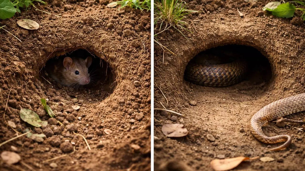 How to differentiate between a snake hole and a rodent hole in your garden |