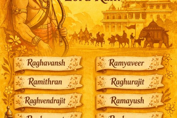 Strong, powerful baby boy names inspired by Lord Ram
