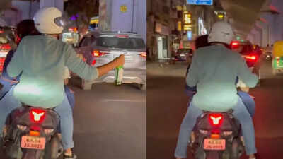 Beer in hand, tripling, no helmets: 3 Bengaluru doctors booked after video goes viral | Bengaluru News