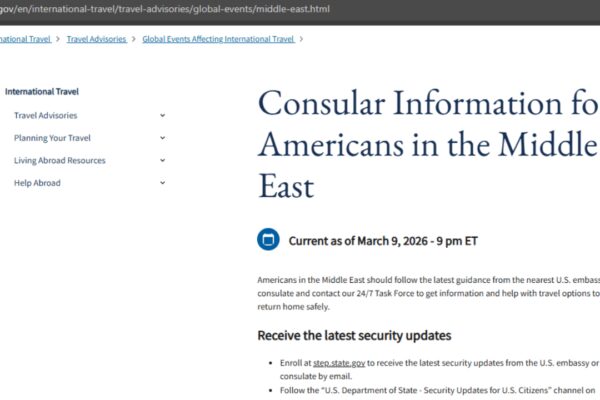 Us Travel Guidance: US offers travel guidance for citizens in Middle East, shares emergency contacts and possible departure options |