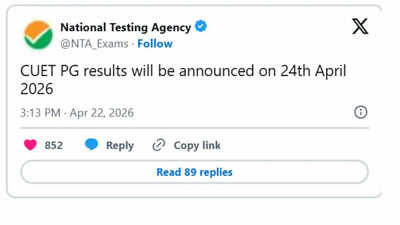 CUET PG Result 2026 tomorrow: NTA to release scorecards on official website, here’s how to check