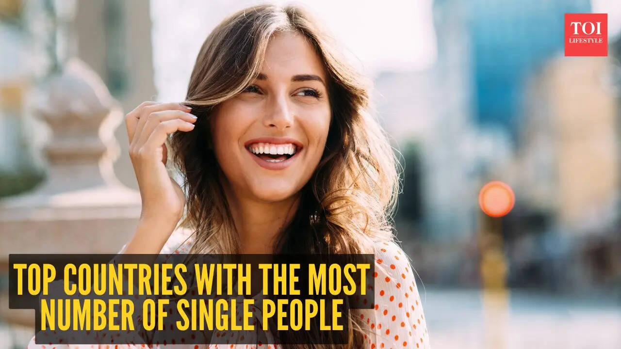 Top 5 countries with the most number of single people