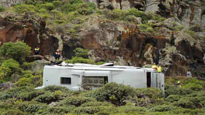 Canary Islands crash: 1 dead, 27 injured as bus carrying British tourists plunges into ravine