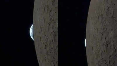 'Only one chance in this lifetime': Artemis II astronaut shares rare ‘Earthset’ footage from space — watch