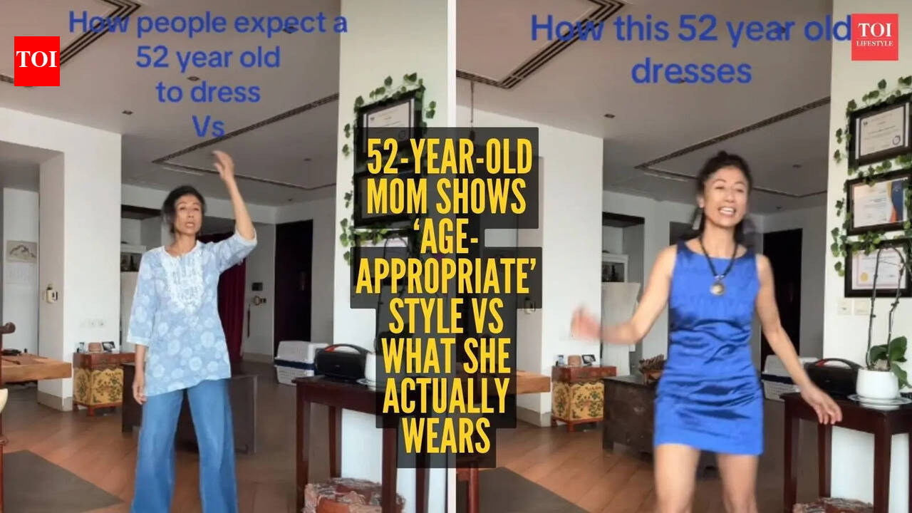 Viral video: 52-year-old mom breaks stereotypes with ‘expected vs reality’ outfit switch
