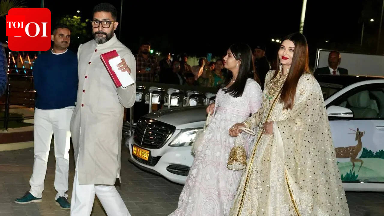 Abhishek Bachchan admits feeling ‘terrified’ on red carpet with Aishwarya Rai Bachchan: 'I’m like a block of wood, very awkward' | Hindi Movie News