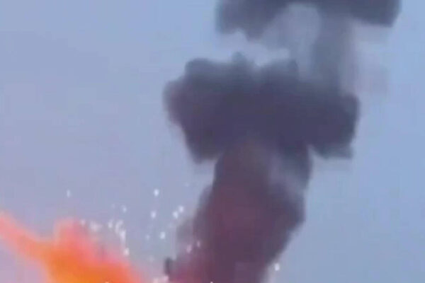 Watch: Explosion at Bahrain's key oil refinery site after Iran missile strike