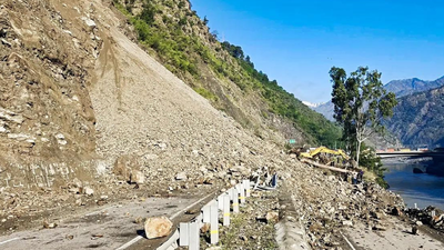Landslides block Jammu-Srinagar National Highway in Ramban | India News
