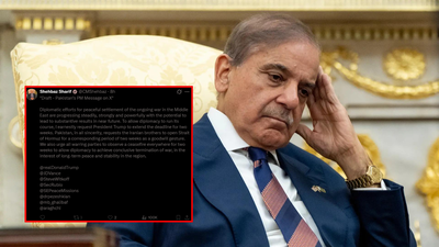 Us-Iran Ceasefire: Copy-paste gone wrong? Pakistan PM Shehbaz Sharif’s 'draft' blunder on X over US-Iran ceasefire deal
