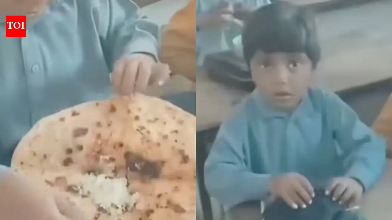 Teacher encourages child who brought only roti and sugar for lunch; heartwarming reel goes viral |