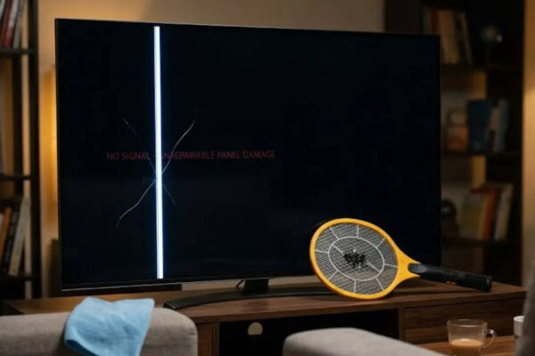 Why you should never use a mosquito bat around your TV; the reason will shock you |