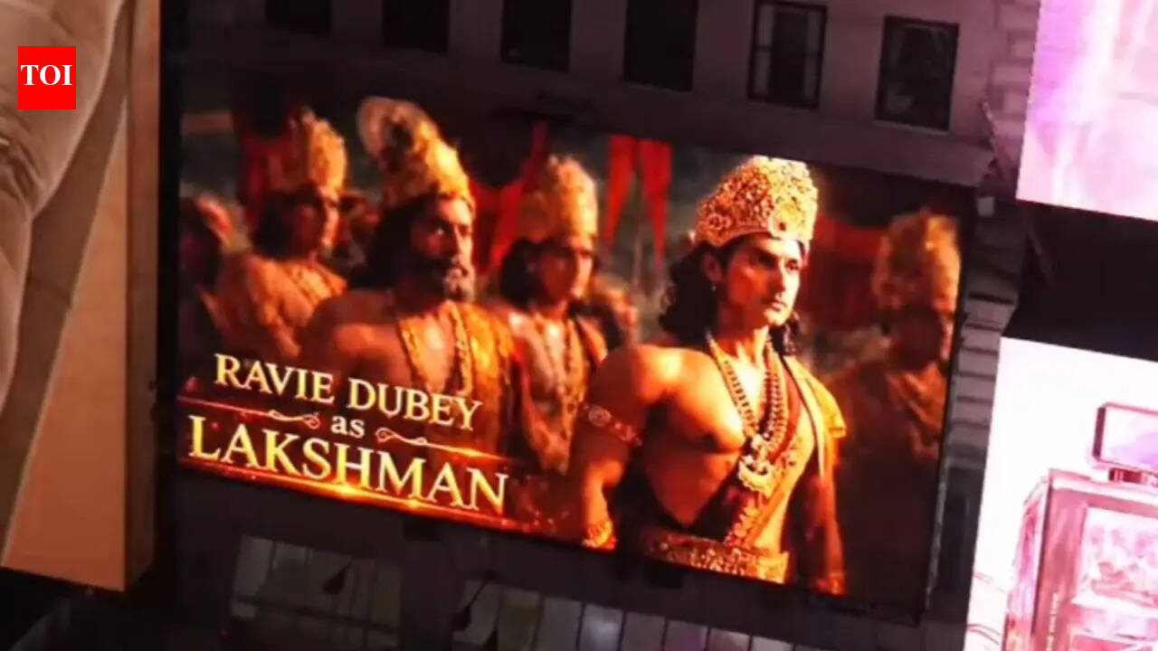 Ranbir Kapoor's 'Ramayana': Ravi Dubey overwhelmed by seeing himself as Laxman on Times Square Billboard |