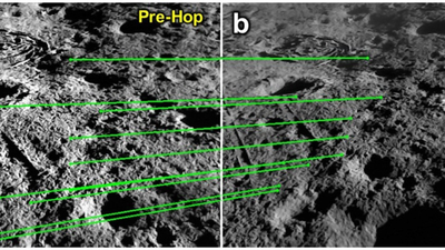 Vikram's 'hop' unravels surficial 'layers' near lunar south pole region | India News