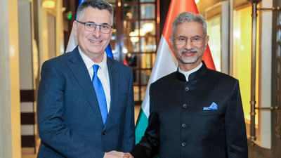 'Covered different aspects of West Asia situation': Jaishankar speaks to Israeli FM Gideon Sa'ar | India News
