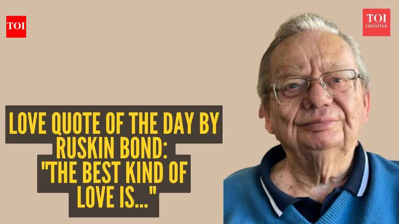 Ruskin Bond Quote: Love quote of the day by Ruskin Bond: "The best kind of love is..." |