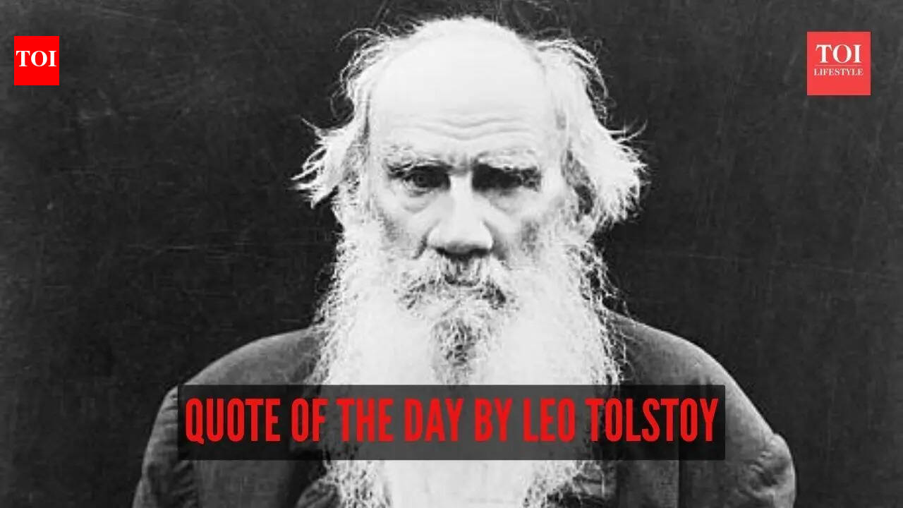Quote of the day by Leo Tolstoy: “The changes in our life must come from the impossibility to live otherwise than according to the demands of our conscience not from our mental resolution to try a new form of life”