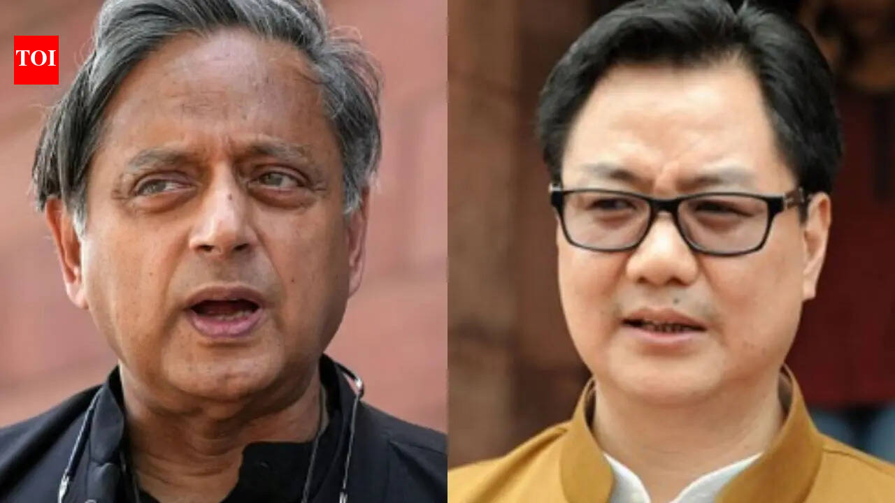‘No one can call me anti-women’: Shashi Tharoor shares lighthearted exchange with Kiren Rijiju | India News