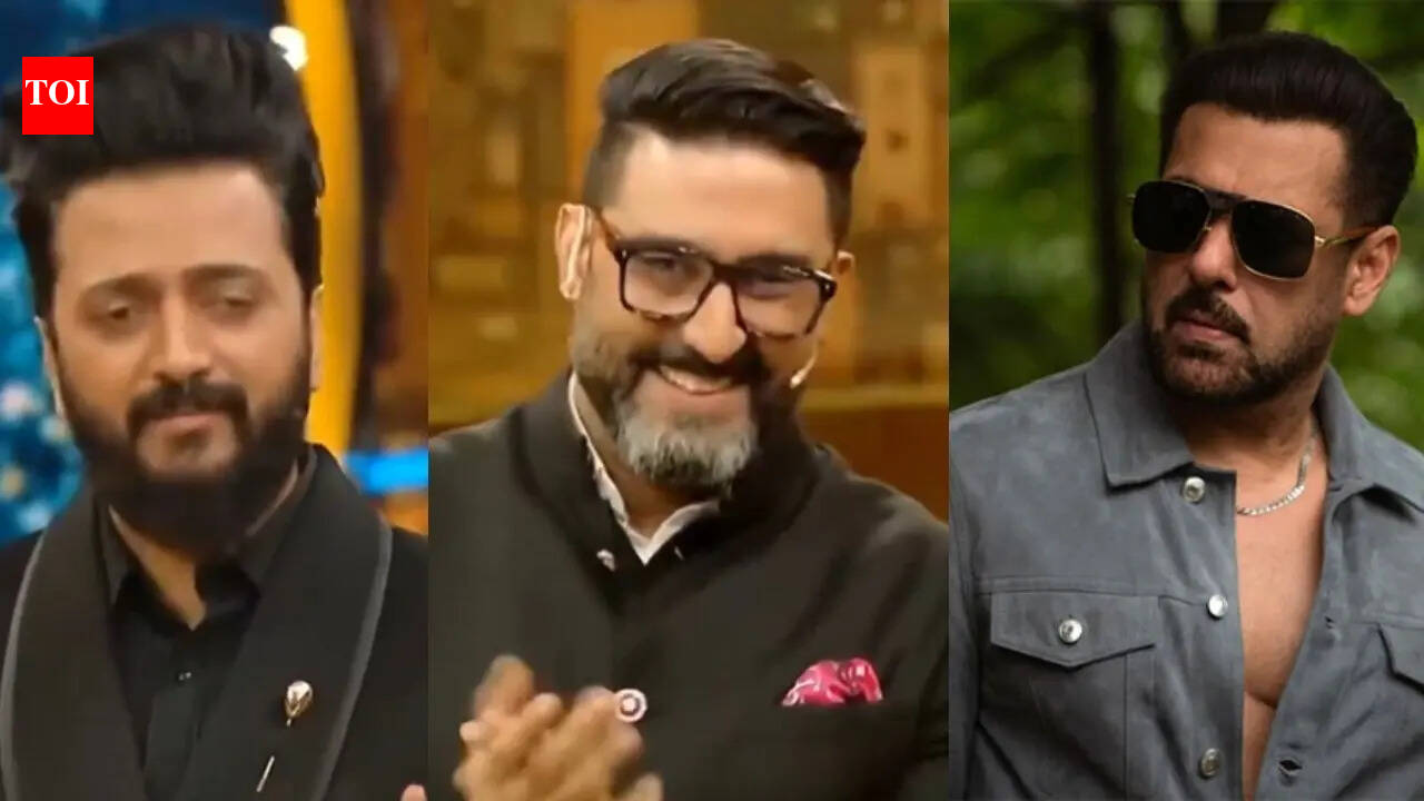 Riteish Deshmukh confirms Salman Khan's role in 'Raja Shivaji', Abhishek Bachchan's reaction goes viral - WATCH VIDEO |