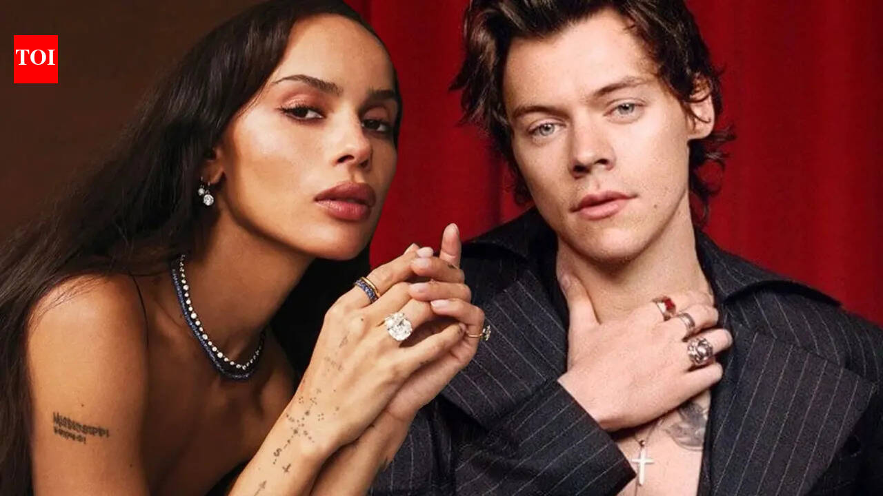 Harry Styles and Zoe Kravitz spark engagement buzz; actress spotted with HUGE dimond ring |