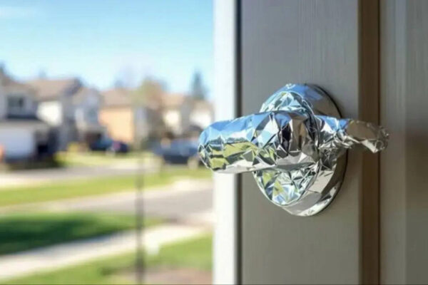 aAluminium foil on door handles is trending in 2026: US homes gush over 'surprisingly big effect' but is it really a smart hack? |