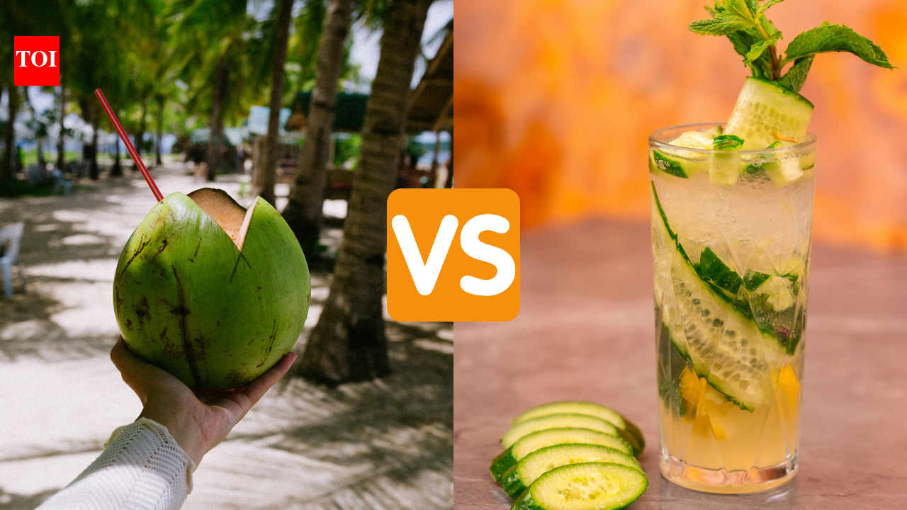 Coconut water vs Cucumber water: Which drink gives better hydration |