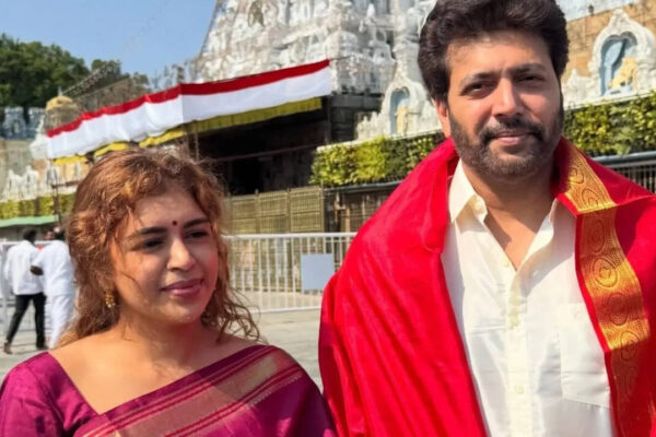 Ravi Mohan visits Tirupati with Kenishaa Francis before voting; Photos spark debate during Election day | Tamil Movie News