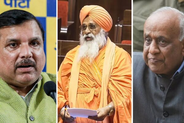 Raghav Chadha revolt sweeps 7 of 10 AAP MPs in Rajya Sabha: The 3 who stayed with Arvind Kejriwal | India News