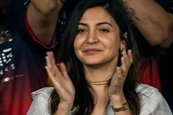 Anushka Sharma cheers for hubby Virat Kohli as he scripts IPL history; actress' Tulsi mala grabs attention - PICS |