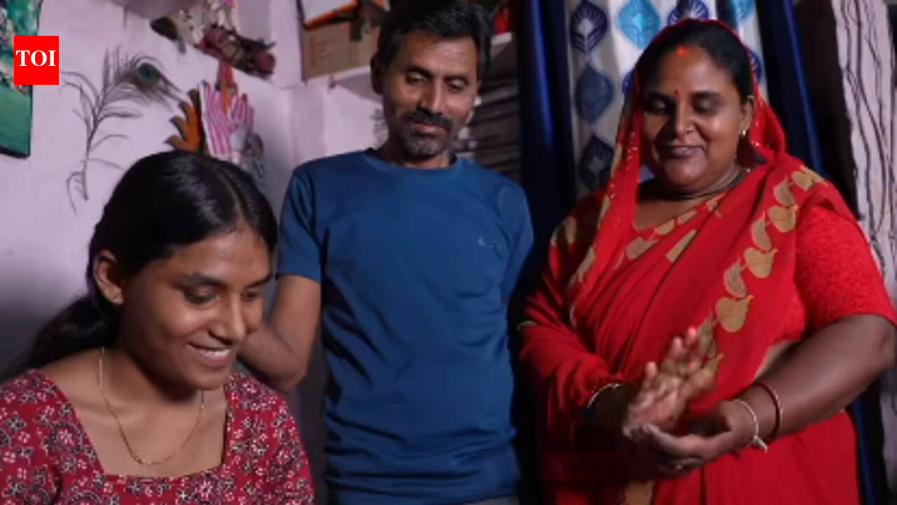 Chandni Vishwakarma: ‘This is where I studied…’Why MP board topper Chandani’s parents say there’s no one like her