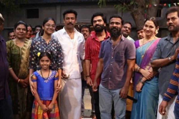 Samuthirakani celebrates birthday during ‘Arasan’ shoot; viral photos reveal newest cast member of Silambarasan TR starrer | Tamil Movie News