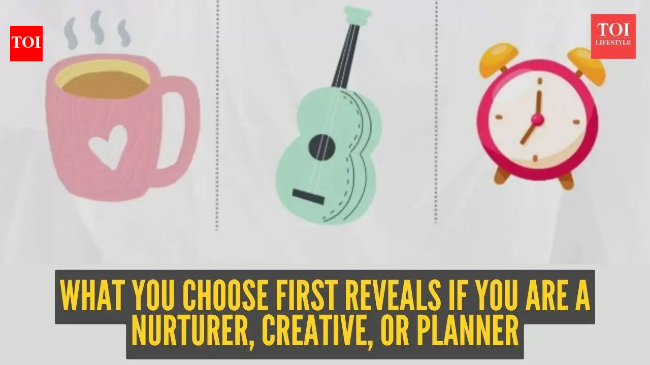 Personality test: Cup, guitar, or clock? What you choose first reveals if you are creative, a nurturer or planner
