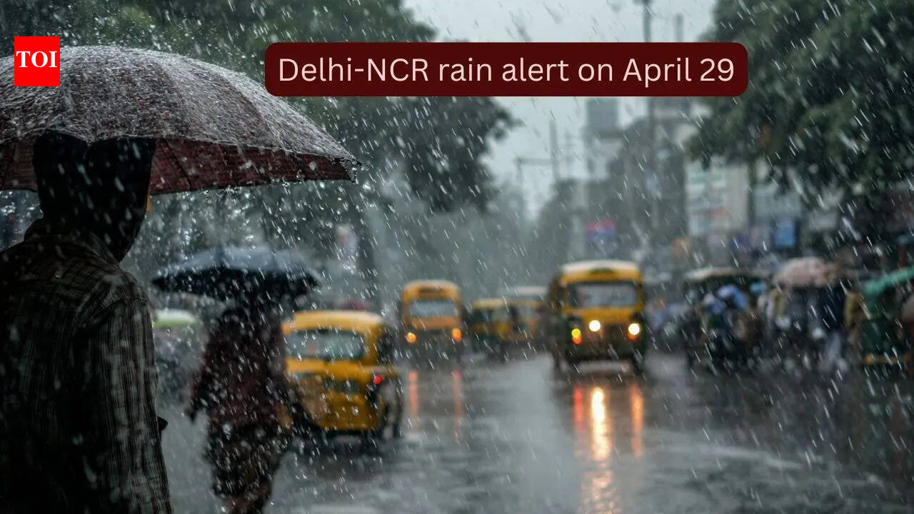 Delhi-NCR rain alert on April 29: Thunderstorms, showers bring much-needed relief from heatwaves; what travellers need to know