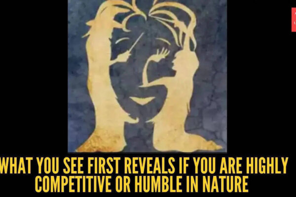 Optical illusion personality test: Woman's face or two witches? What you see first reveals if you are highly competitive or humble in nature |