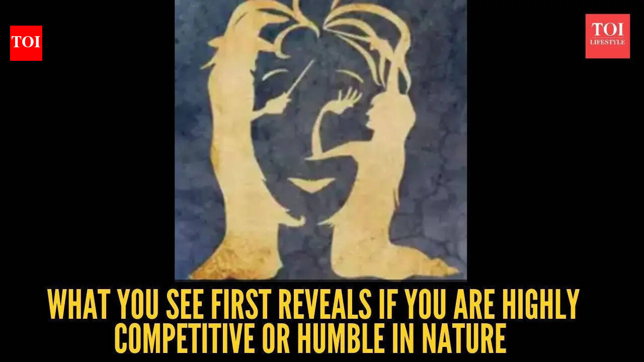 Optical illusion personality test: Woman's face or two witches? What you see first reveals if you are highly competitive or humble in nature |