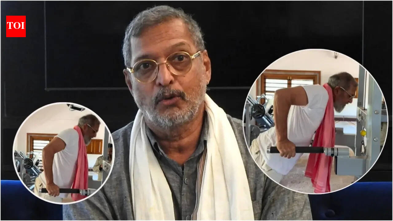 'Control Uday control': Nana Patekar does 15 tricep dips at the age of 76, leaving the internet and Atul Kasbekar in awe | Hindi Movie News