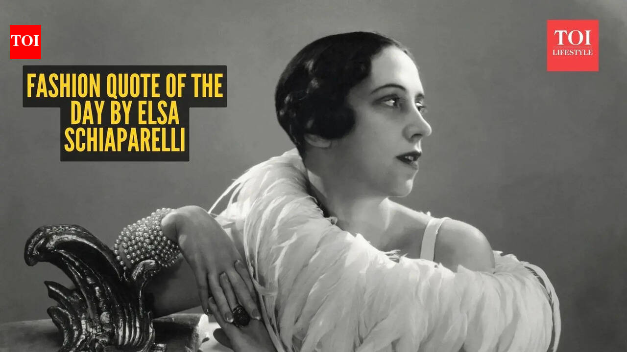 Fashion quote of the day by Elsa Schiaparelli: 'In difficult times, fashion is always outrageous'