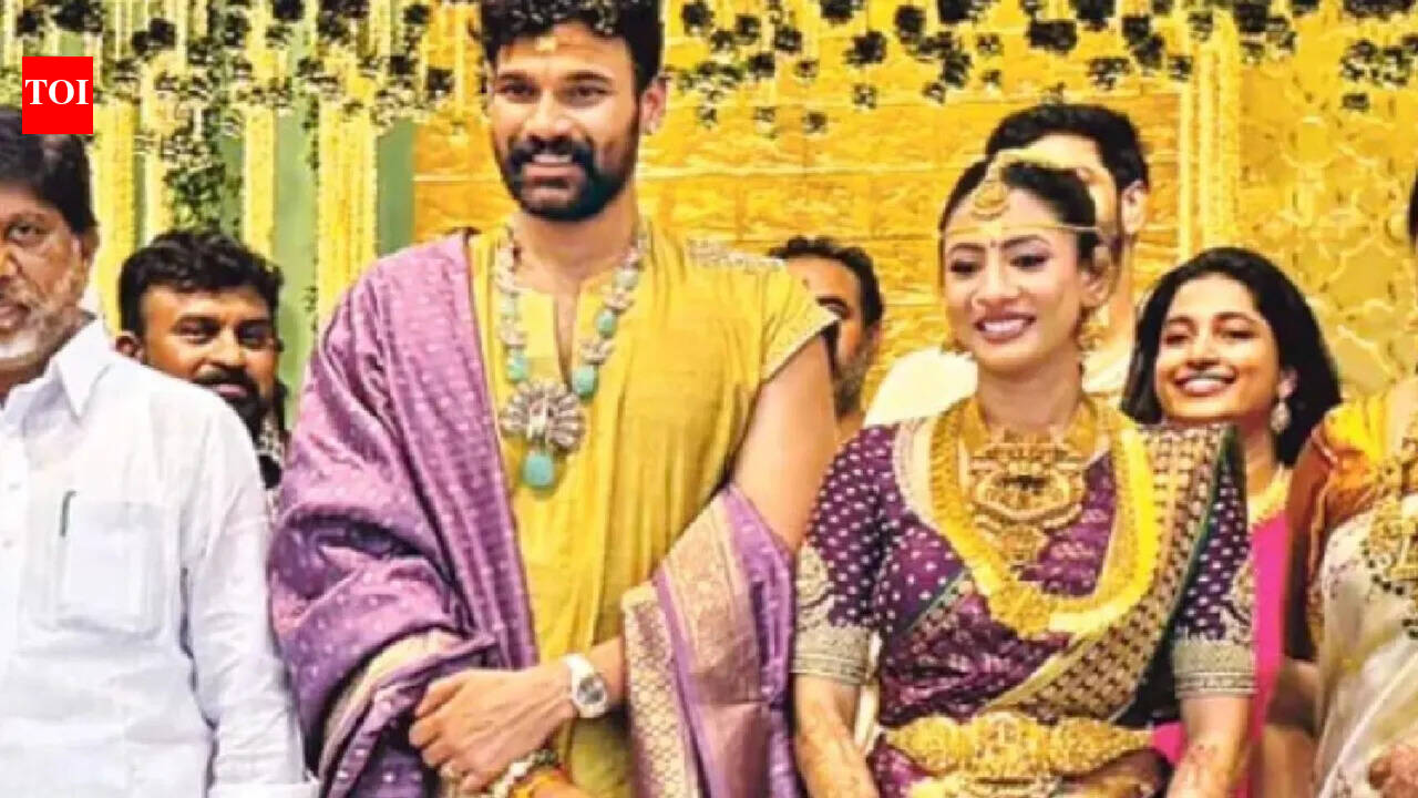 Bellamkonda Sai Sreenivas ties the knot with Kavya Reddy; traditional Tirumala wedding held at 11:13 PM at night | Telugu Movie News