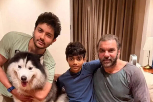 Sohail Khan posts cozy family frame with sons and pet Husky; Calls it 'My immediate lovable family' | Hindi Movie News