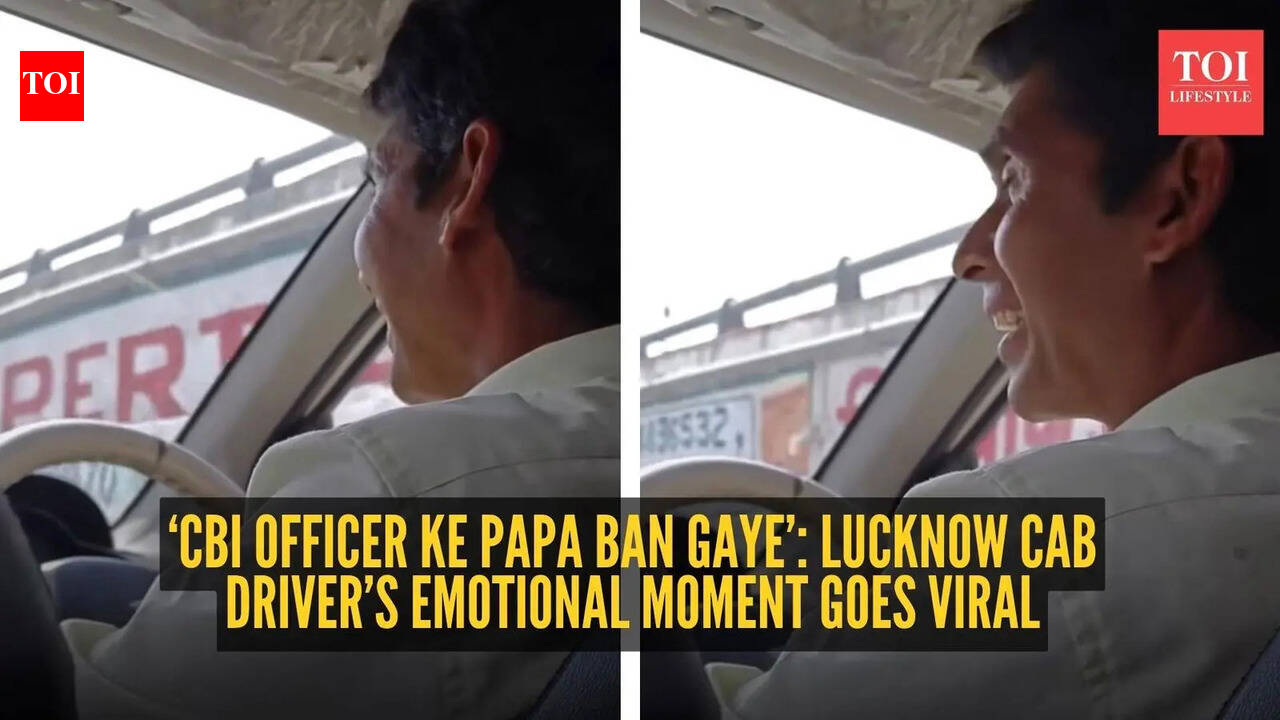‘CBI officer ke papa ban gaye’: Lucknow cab driver’s emotional moment goes viral