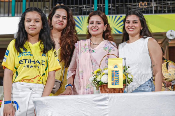 Sakshi Dhoni: CSK vs KKR: Stunning Sakshi Dhoni steals the spotlight in dreamy pink while CSK seals the win