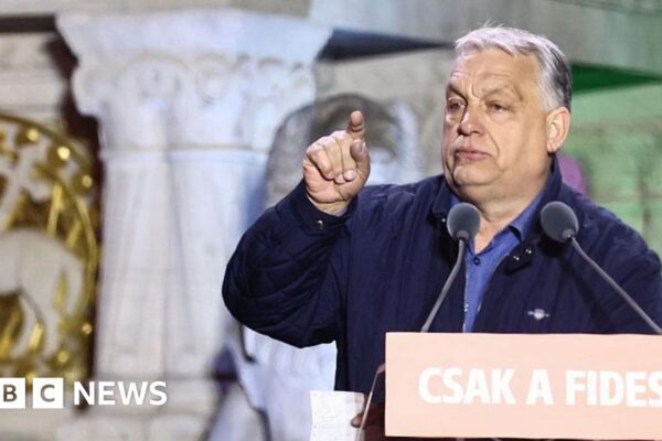 Hungarians decide whether to end 16 years of Orbán rule and elect rival