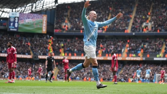 Erling Haaland's hat-trick propels Manchester City to record-setting thrashing of Liverpool in FA Cup quarterfinals| Football News