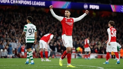 Arsenal scrape past Sporting to reach Champions League semi-finals| Football News