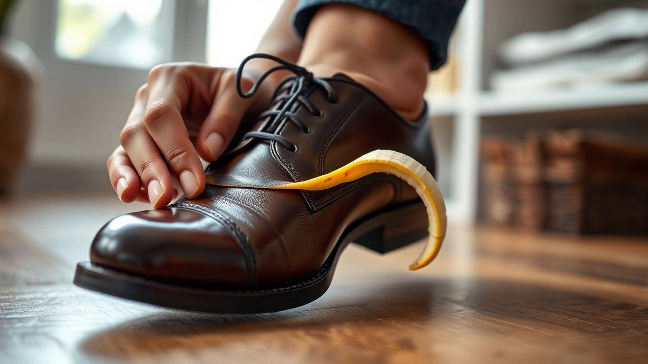 The banana peel trick that can give your leather shoes a quick shine |