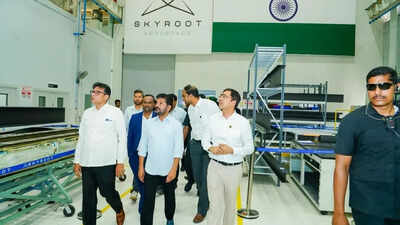 Telangana Chief Minister Flags Off Skyroot Aerospace's Vikram-1: India’s First Private Orbital Rocket | India News