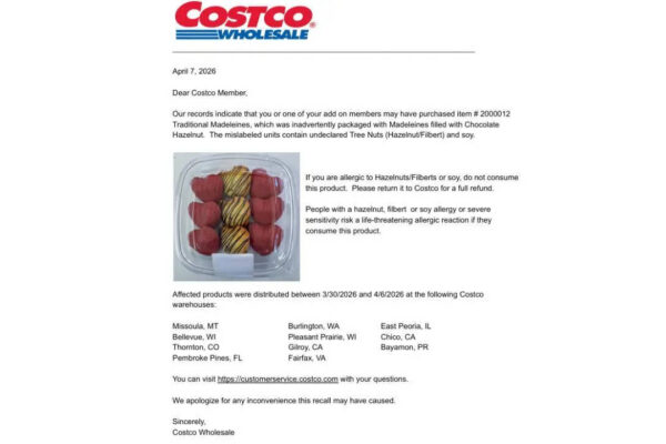 Costco bakery item recall: This popular bakery dessert sparks urgent allergy warning after hidden ingredient mix-up |