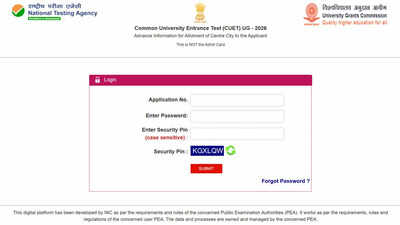 CUET UG 2026 city intimation slip released at cuet.nta.nic.in, admit cards to follow shortly for candidates