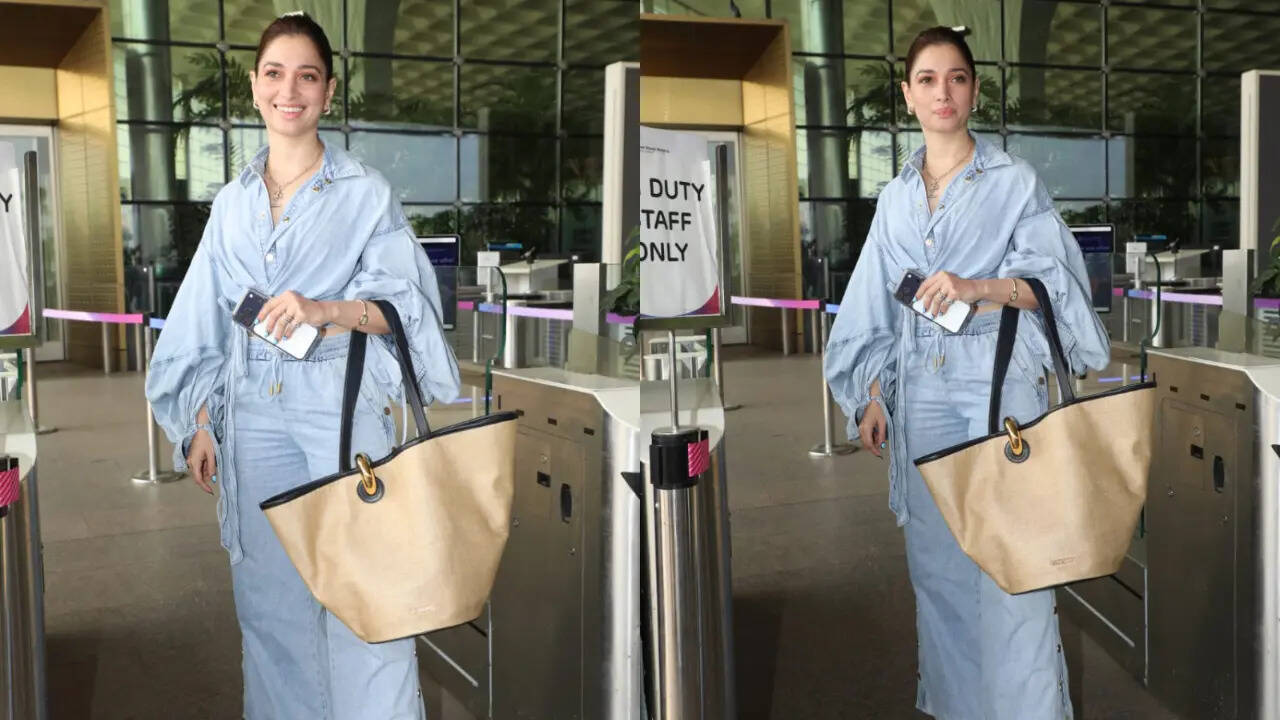 This is how you do airport fashion - Tamannaah Bhatia nails effortless glam