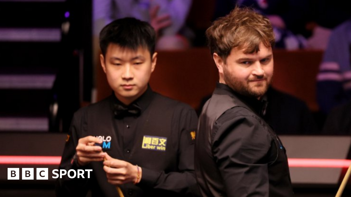 World Snooker Championship: Zhao Xintong beats Liam Highfield in first round at Crucible