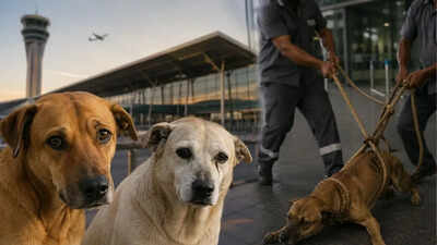 Where are Kaddu and Dholu? Delhi Airport faces heat over missing dogs | India News